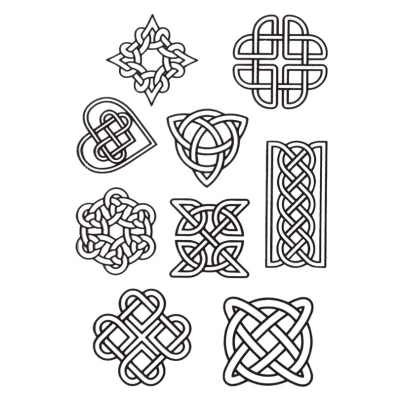 Silikonstempel Keltische Knoten